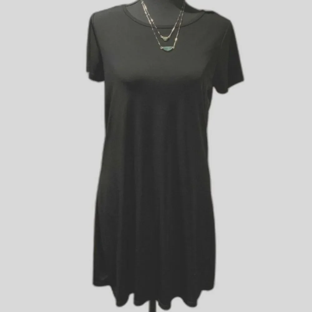 Michael Kors Little Black Dress with Gold Zipper Size XS